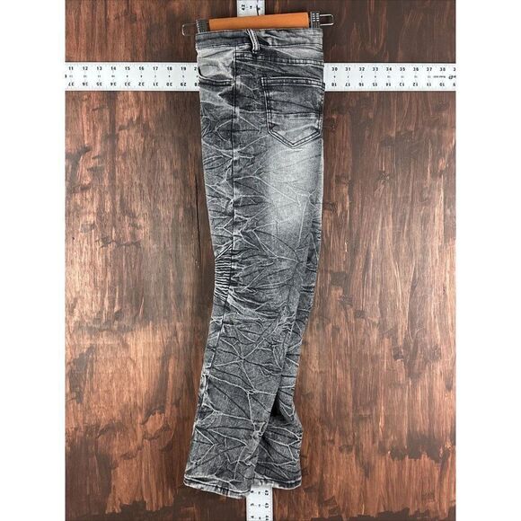 MECCA Stretch Fit Jeans Denim Pants Fashion Style Gray Black Kids Youth Boys 16 - Picture 4 of 7